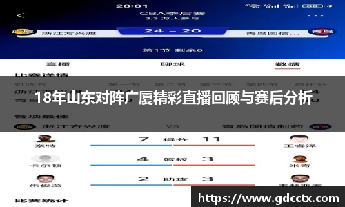 18年山东对阵广厦精彩直播回顾与赛后分析